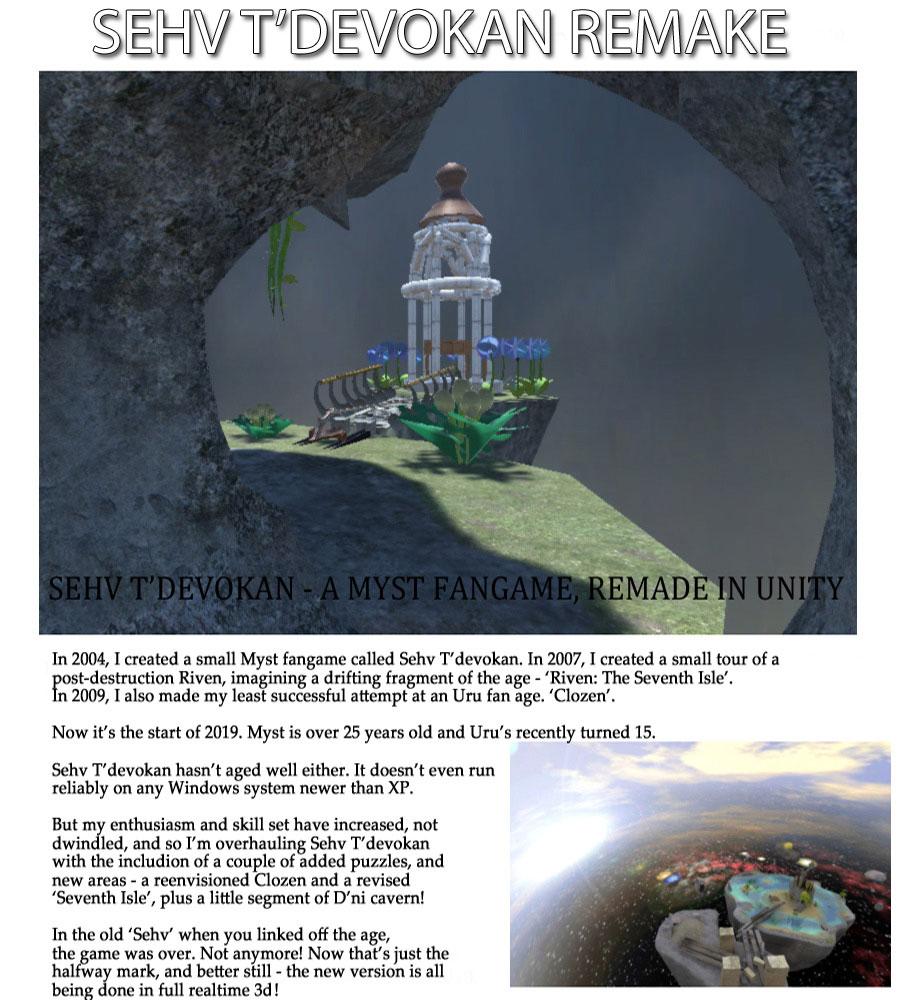 Sehv T'devokan - a Myst fangame